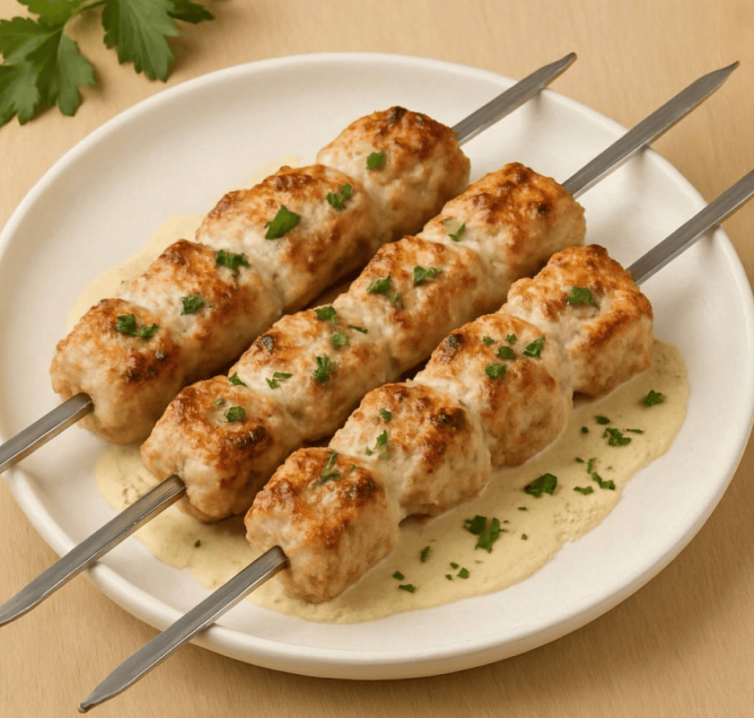 Шашлык в сливочном соусе