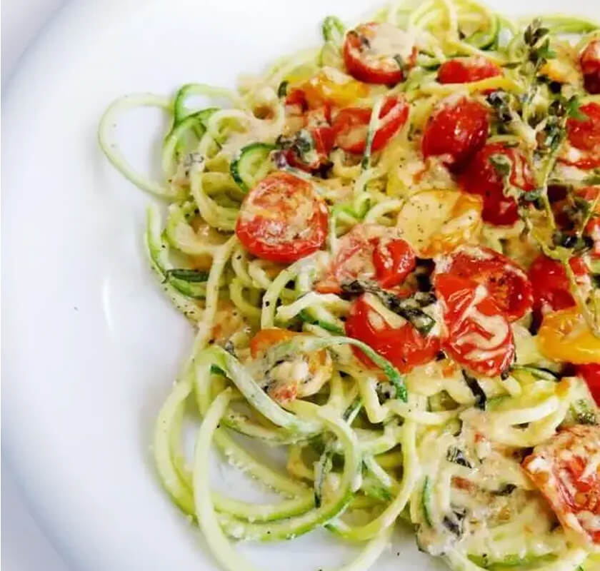 Спагетти с  цукини