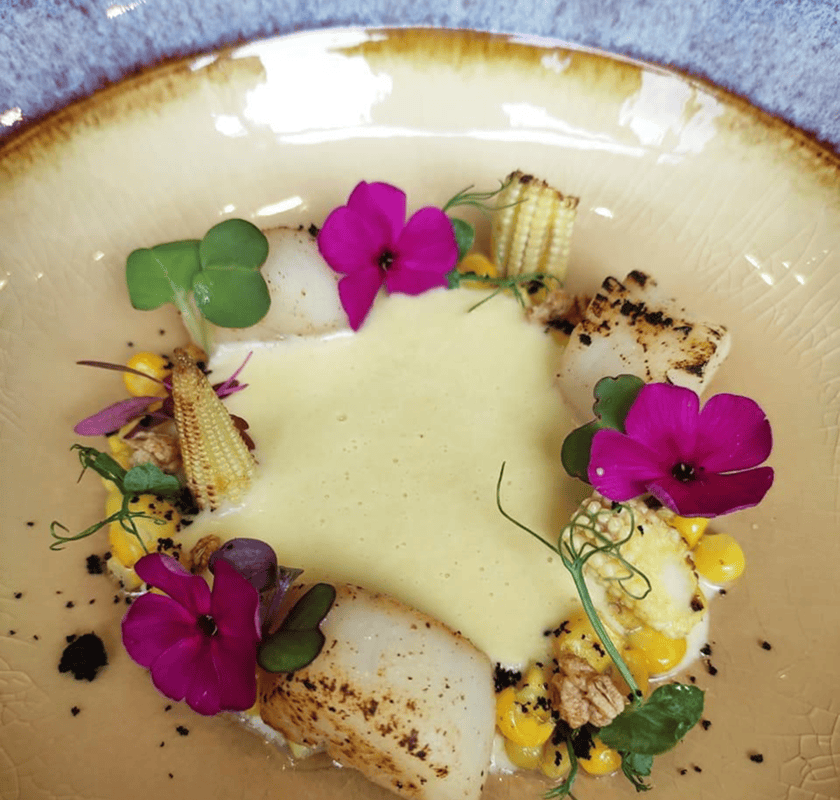 image recipe Кукурузный суп с раковыми шейками