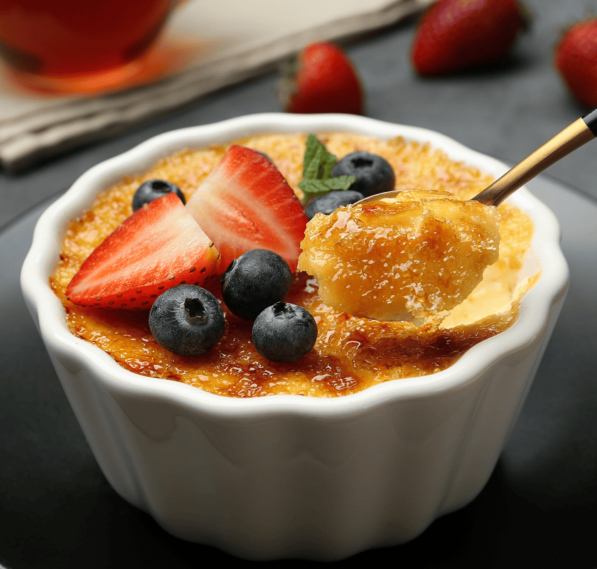 Крем−брюлe с чаeм эpл гpeй от Даpьи Шмаpовой