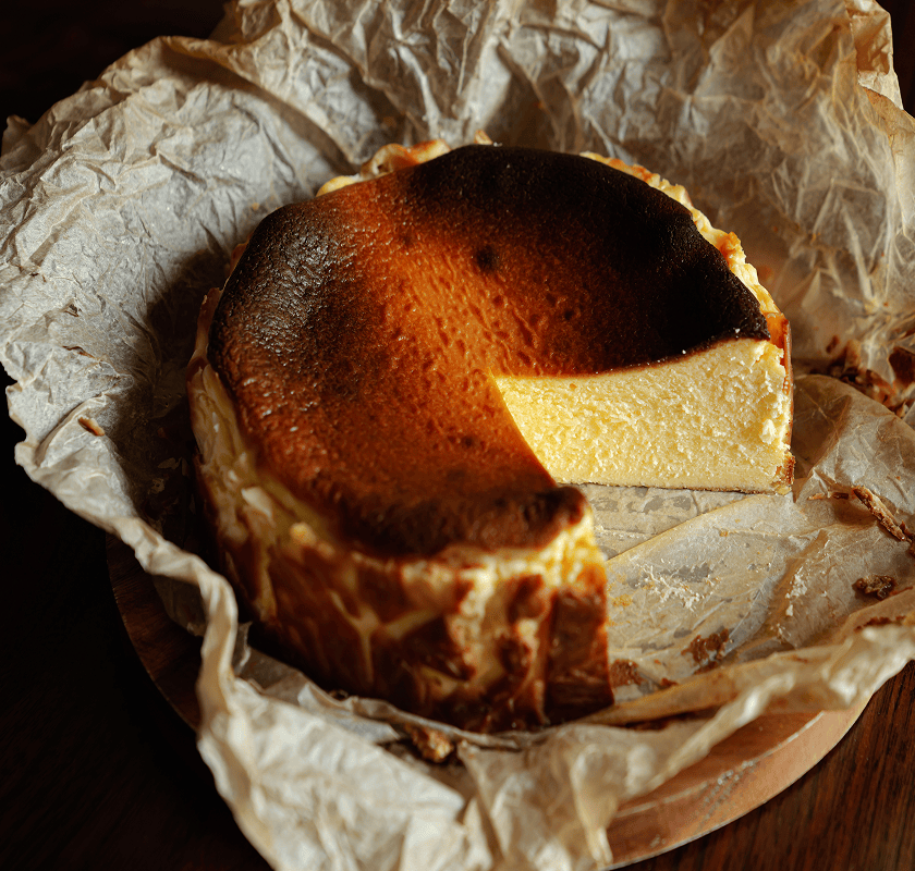 Баскский карамельный чизкейк