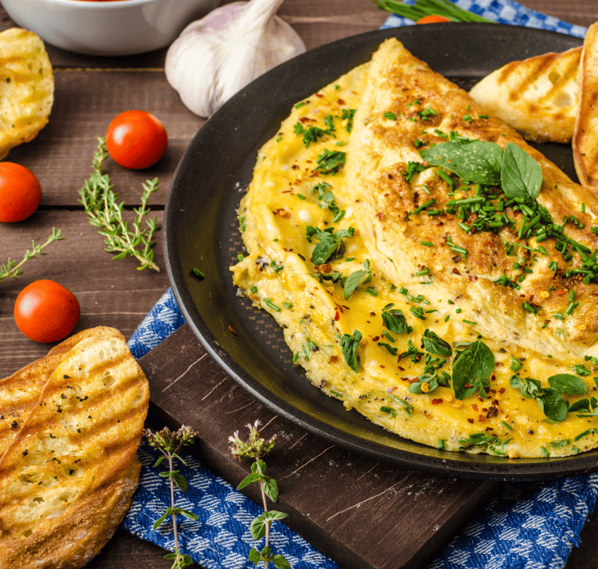 image recipe Французская классика омлет с сыром