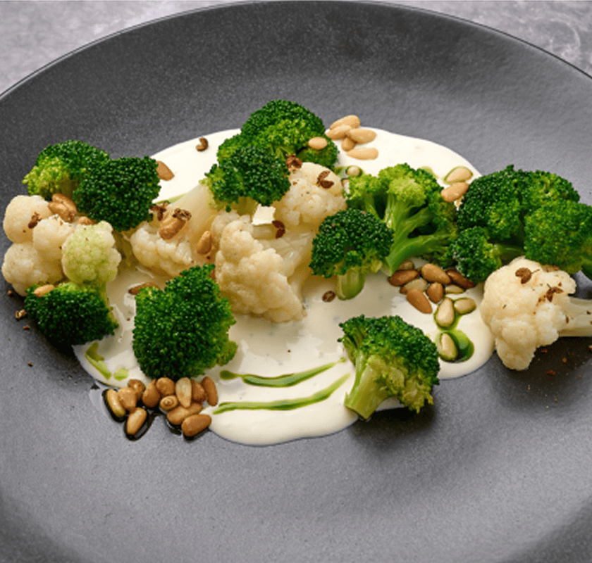 image recipe Овощной букет с соусом блю чиз